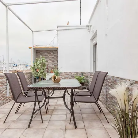 Ferienwohnung Atico Gran Terraza Triana Sevilla Exterior foto