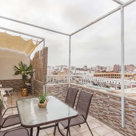 Ferienwohnung Atico Gran Terraza Triana Sevilla Exterior foto